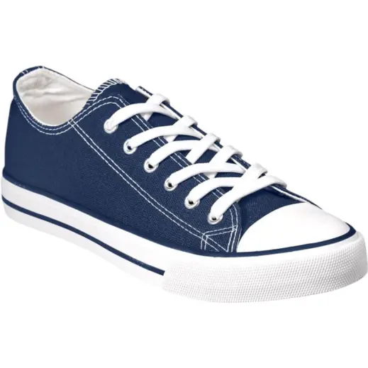 Unisex Trendi Canvas Sneaker Navy Front